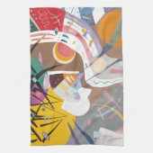 Kandinsky's Dominant Curve Abstract Theedoek (Verticaal)