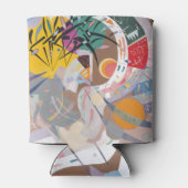 Kandinsky's Dominant Curve Abstracte kunstschilder Blikjeskoeler (Achterkant)