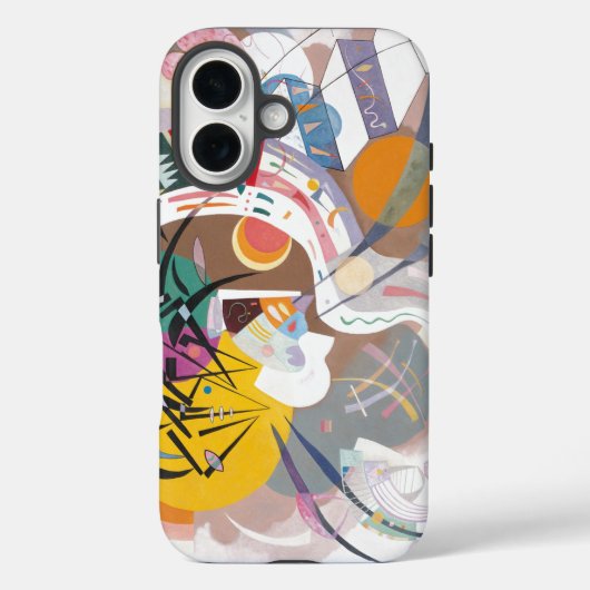 Kandinsky's Dominant Curve Abstracte kunstschilder Case-Mate iPhone Case (Achterkant)