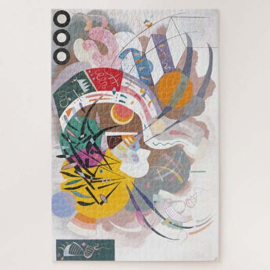 Kandinsky's Dominant Curve Abstracte kunstschilder Legpuzzel (Verticaal)