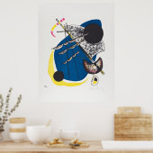 Kandinsky's Kleine Welten II Poster (Keuken)