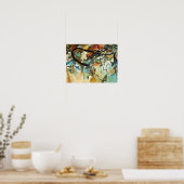 Kandinsky's schilderij, Compositie V, Poster (Keuken)