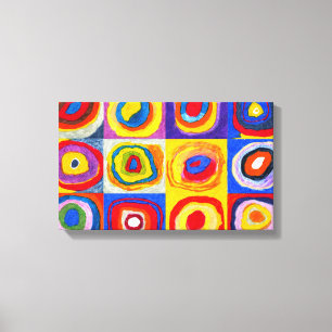 Kandisniky Circles Canvas Print