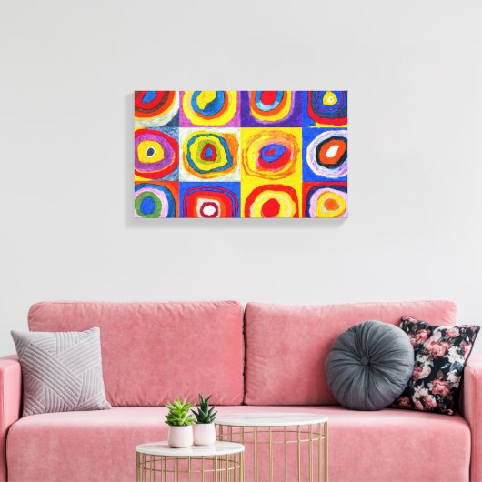 Kandisnky Circles Canvas Print (Insitu (Woonkamer))