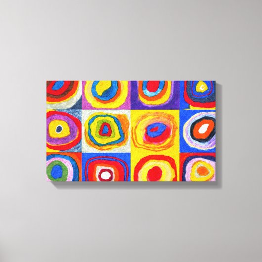 Kandisnky Circles Canvas Print (Voorkant)