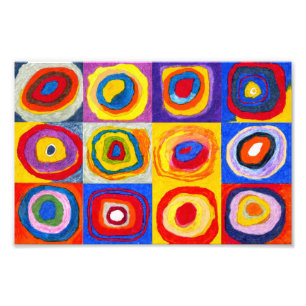 Kandisnky Circles Print Foto Afdruk