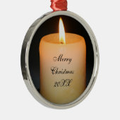kandle kerst metalen ornament (Rechts)
