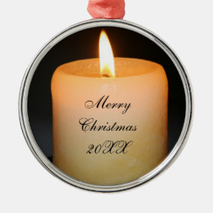 kandle kerst metalen ornament