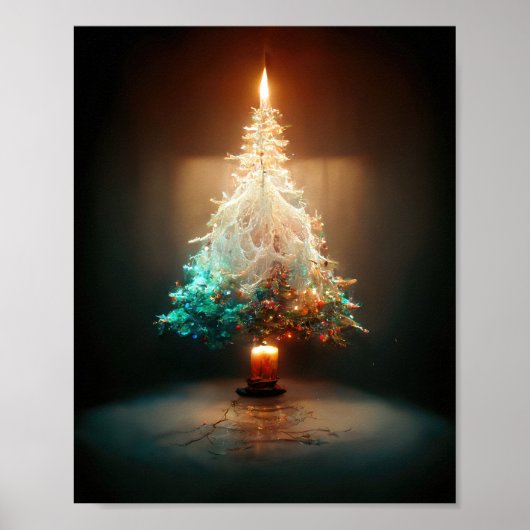 Kandle kerstboom poster (Voorkant)