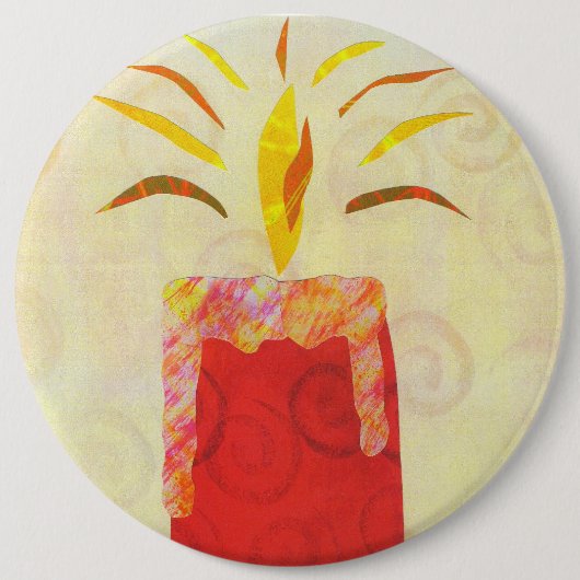 Kandlelight's Gleaming-knop Ronde Button 6,0 Cm (Voorkant)