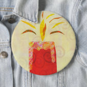 Kandlelight's Gleaming-knop Ronde Button 6,0 Cm (In situ)