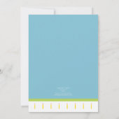 Kandles Birthday Party Invitation Kaart (Achterkant)