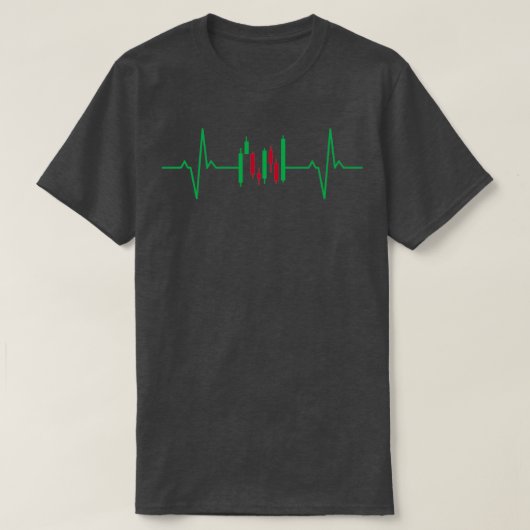 Kandlesticks lifeliene hartslaghandelaar t-shirt (Design voorkant)