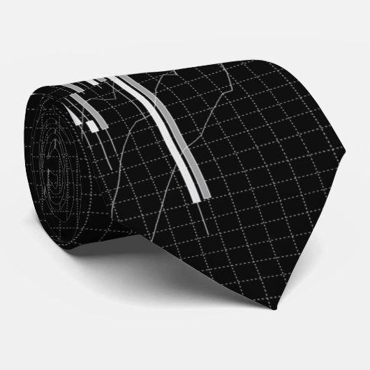 Kandlestiket FM Stropdas (Opgerold)