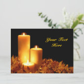 Kandlicht in Soft Pastels Kaart (Staand voorkant)