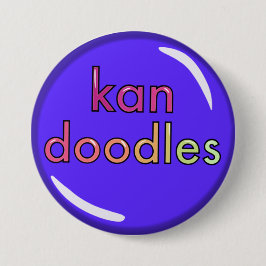 ©kandoodles pinknop ronde button 7,6 cm