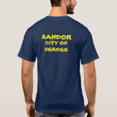 KANDOR CITY OF HEROES T-SHIRT (Achterkant)