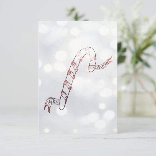 Kandriet, 3,5-inch kerstWenskaart van 3,5 x 5 inch Kaart (Staand voorkant)