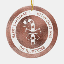 Kandriet - Faux Roos Gold Foil (niet echt Folie) Keramisch Ornament