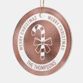 Kandriet - Faux Roos Gold Foil (niet echt Folie) Keramisch Ornament (Links)