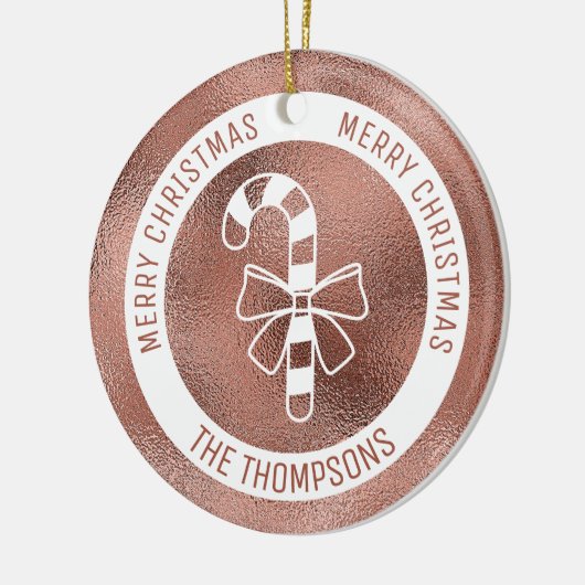 Kandriet - Faux Roos Gold Foil (niet echt Folie) Keramisch Ornament (Links)