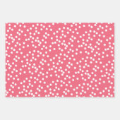 Kandriet, Flamingos & stippen Tropische Kerstmis Inpakpapier Vel (Voorkant 2)