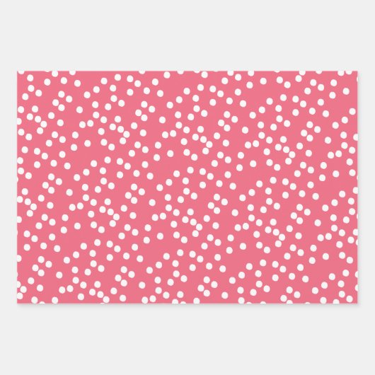 Kandriet, Flamingos & stippen Tropische Kerstmis Inpakpapier Vel (Voorkant 2)