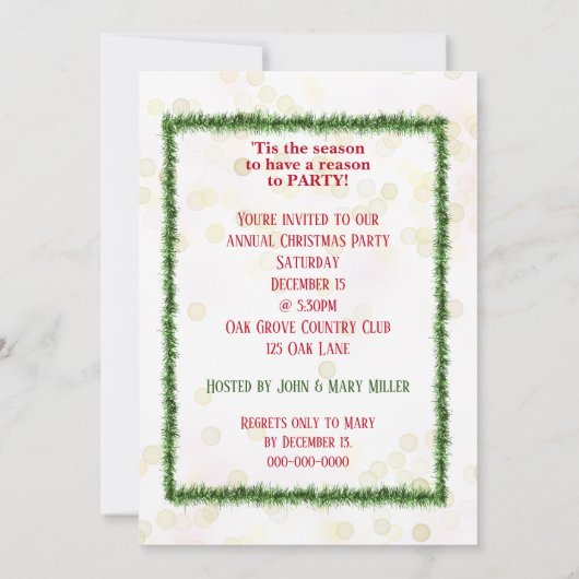 Kandriet in Martini-glas Kaart (Achterkant)