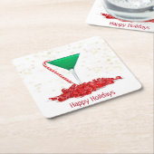 Kandriet in Martini-glas Kartonnen Onderzetters (Schuin)