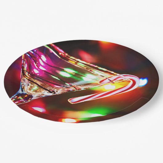 Kandriet in Martini-glas Papieren Bordje (Gekanteld)