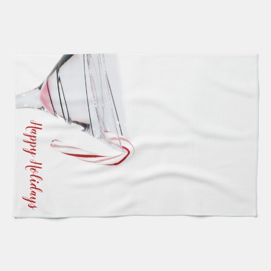 Kandriet in Martini-glas Theedoek (Horizontaal)