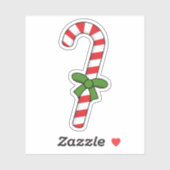 Kandriet met groen lintje sticker (Vel)
