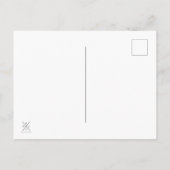 Kandriet met lint, kerstBriefkaart Briefkaart (Achterkant)