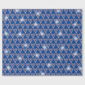 Kandriethart met sterren cadeaupapier (Vlak)