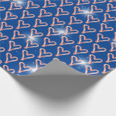 Kandriethart met sterren cadeaupapier (Hoek)