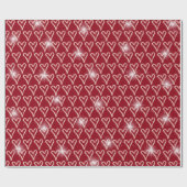 Kandriethart met sterren cadeaupapier (Vlak)