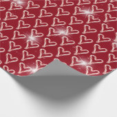 Kandriethart met sterren cadeaupapier (Hoek)