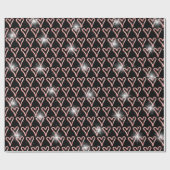 Kandriethart met sterren cadeaupapier (Vlak)