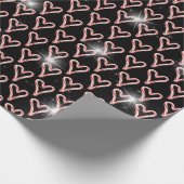 Kandriethart met sterren cadeaupapier (Hoek)