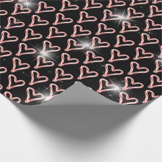 Kandriethart met sterren cadeaupapier (Hoek)