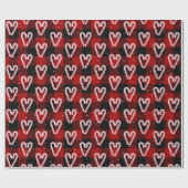 Kandrietharten en snijvlokken, geplakt cadeaupapier (Vlak)