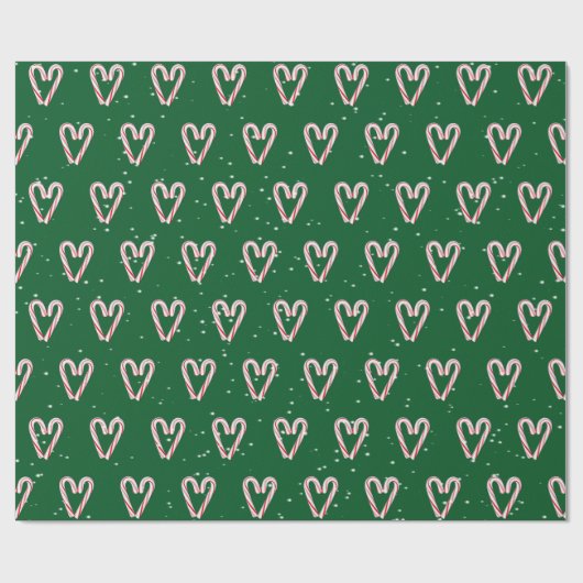 Kandrietharten in sneeuwvlokken cadeaupapier (Vlak)