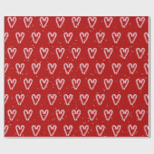 Kandrietharten in sneeuwvlokken cadeaupapier (Vlak)