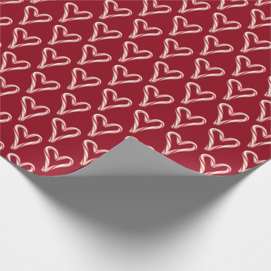 Kandrietharten op rood cadeaupapier (Hoek)