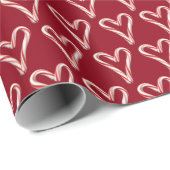 Kandrietharten op rood cadeaupapier (Rol Hoek)