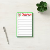 Kandrietkerstmis om lijst te doen post-it® notes (Kantoor)