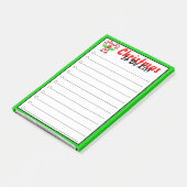 Kandrietkerstmis om lijst te doen post-it® notes (Schuin)