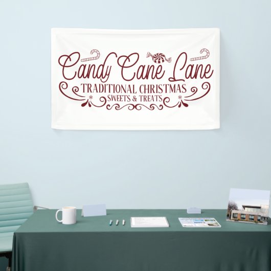 Kandrietlane Lane Traditionele snoepjes Noordpool Spandoek (Beurs)