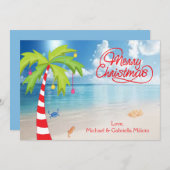 Kandrietpalm kerstkaart (Voorkant / Achterkant)