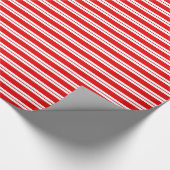Kandrietpapier met kerstinslag in strips cadeaupapier (Hoek)